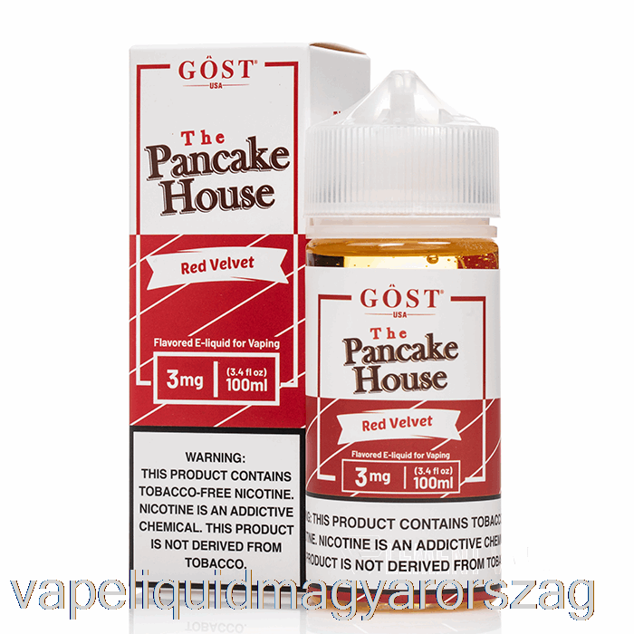 Vörös Bársony - Palacsintaház - Gost Gőz - 100 Ml 3 Mg Vape E Cigi